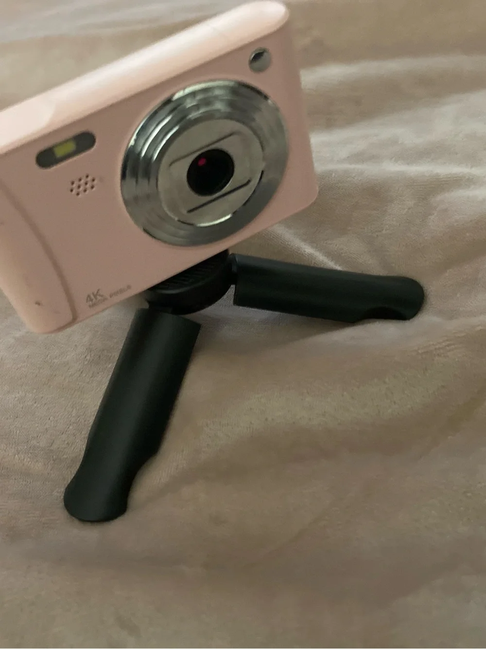 Compact Pink Digital Camera - 4K Ready